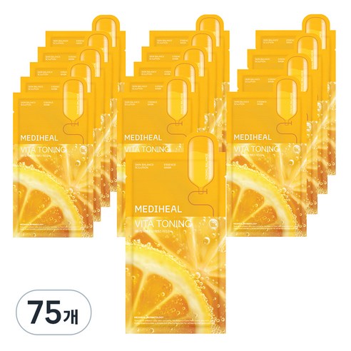 메디힐 비타 토닝 에센스 마스크팩 20ml, 1개입, 75개