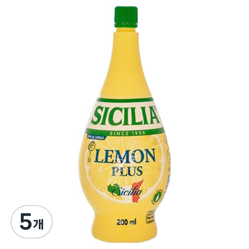시칠리아 레몬주스, 5개, 200ml