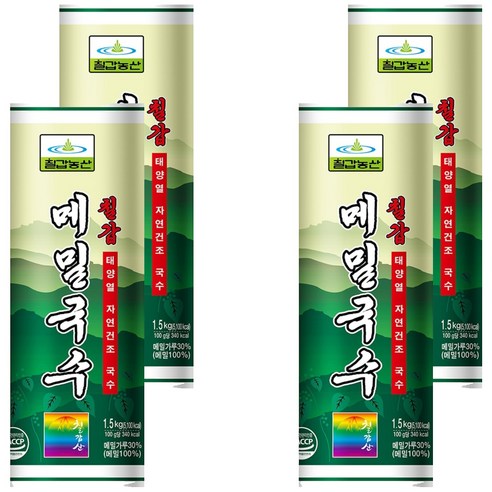 칠갑농산 메밀국수, 1.5kg, 4개