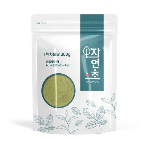자연초 녹차분말, 300g, 1개