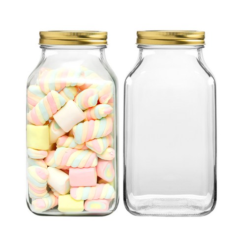 멀티 캐니스터 다용도병 2조 골드캡, 2.2L, 2개