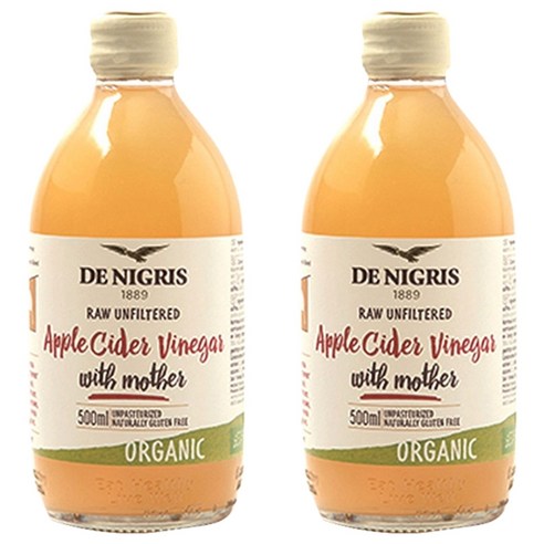 데니그리스 유기농 사과식초, 500ml, 2개