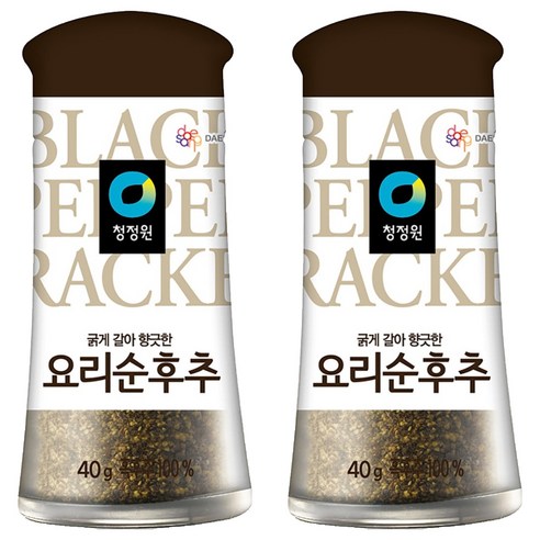 청정원 요리순후추, 40g, 2개
