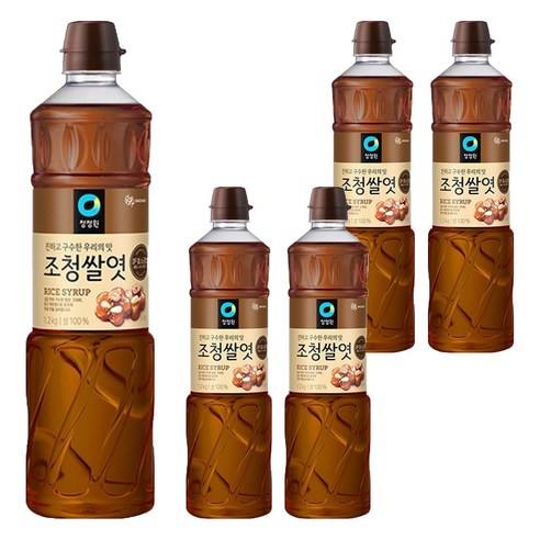 청정원 조청쌀엿, 1.2kg, 5개