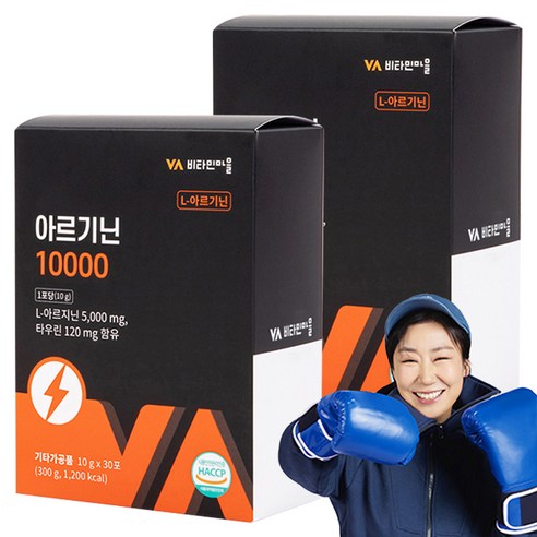 비타민마을 아르기닌 10000 30p, 300g, 2개
