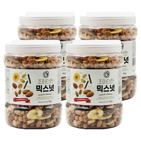 너츠브라더 조아 단짠 믹스넛, 1kg, 4개