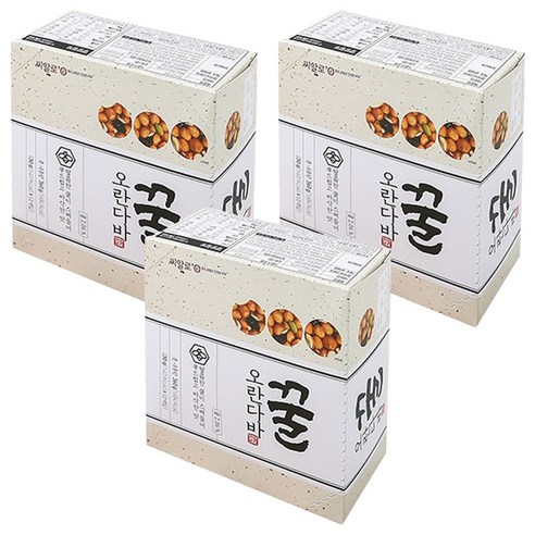 씨알로 꿀 오란다바 강정, 3개, 360g