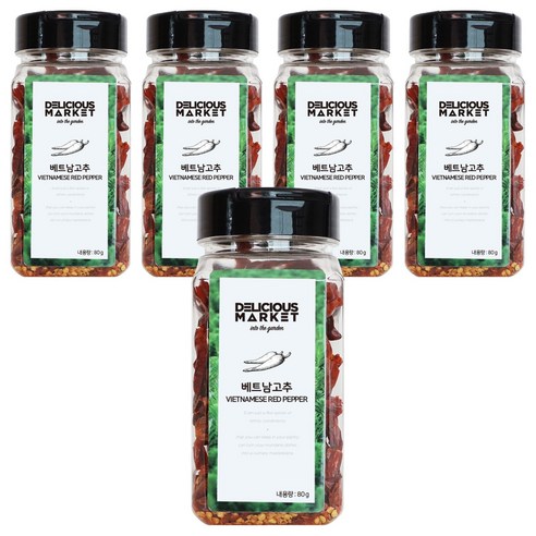 딜리셔스마켓 베트남 고추, 80g, 5개
