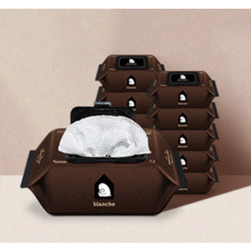 촉촉하고 안전하게, 블랑슈 오리지널 플러스 아기물티슈로 소중한 우리 아이 피부를 지켜주세요.