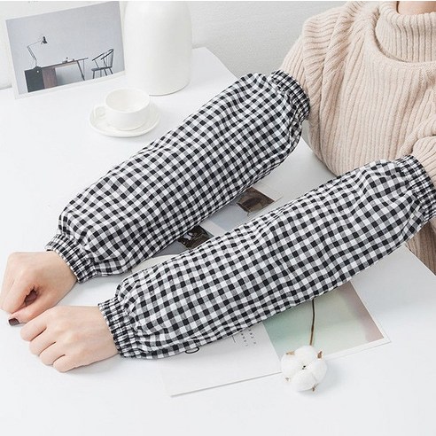 쾌적함으로 작업 능률을 높이는 씨티컴퍼니 면 체크 팔토시