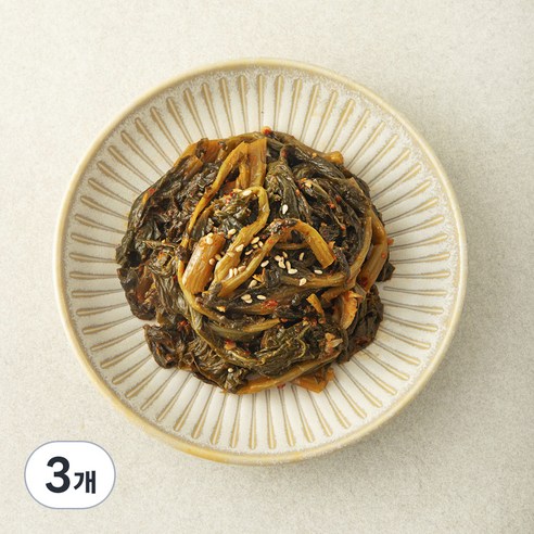 집반찬연구소 시래기 된장지짐, 90g, 3개