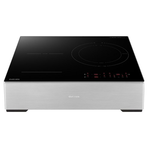 쿠첸 빌트인 IH BLACK 3400 대화구 인덕션 3구 블랙 + 스탠드케이스 실버 150mm 세트 방문설치, CIR-PB330TOB2(인덕션), CIR-EW33KD0B1(스탠드케이스), 프리스탠딩