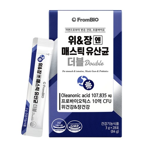 프롬바이오 위 & 장엔 매스틱 유산균 더블