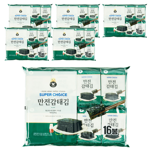 만전김 슈퍼초이스 감태김 16p