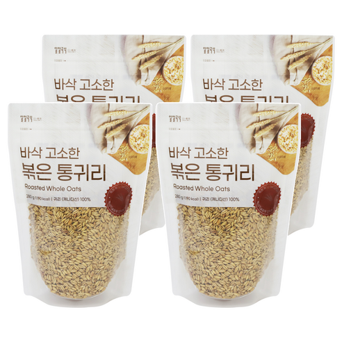 태광선식 바삭 고소한 볶은 통귀리, 280g, 4개