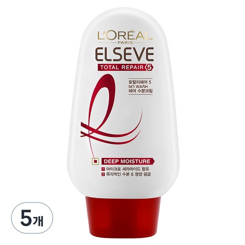 로레알파리 엘세브 토탈리페어5 모이스처 크림 프로엑스, 5개, 110g