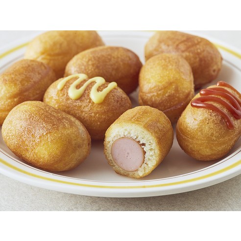 추억과 편리함이 만나는, 쉐푸드 우유 미니 핫도그