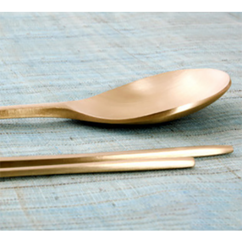 품격 있는 식사를 위한 선택, 인현공방 안성맞춤 유기 수저 1인 선물세트