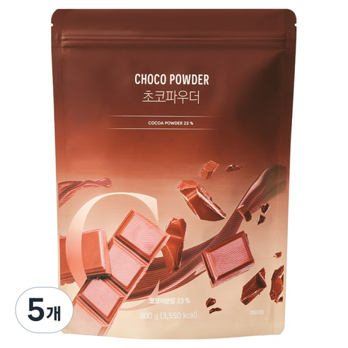 네이쳐티 초코 파우더, 800g, 1개입, 5개