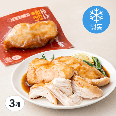 아임닭 소스퐁닭 숯불갈비맛 (냉동), 100g, 3개