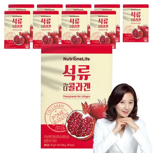 뉴트리원 석류 더 콜라겐 14p, 280g, 10개