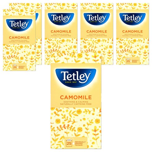 테틀리 카모마일 티백, 1.3g, 25개입, 6개