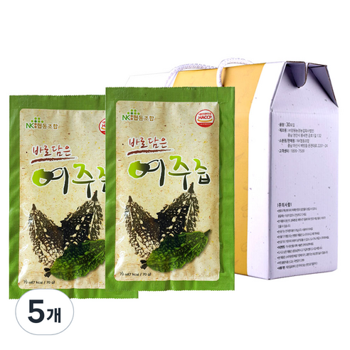 양원농장 바로담은여주즙, 2.1L, 5개