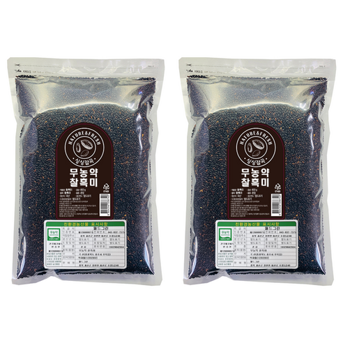 월드그린 싱싱잡곡 무농약 찰흑미, 800g, 2개