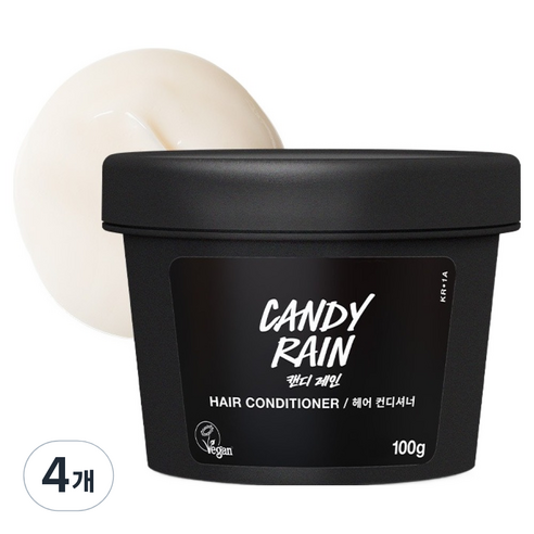 러쉬 캔디 레인 헤어 컨디셔너, 100g, 4개