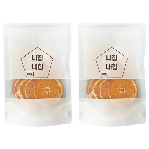 니칩내칩 건조 오렌지, 40g, 2개