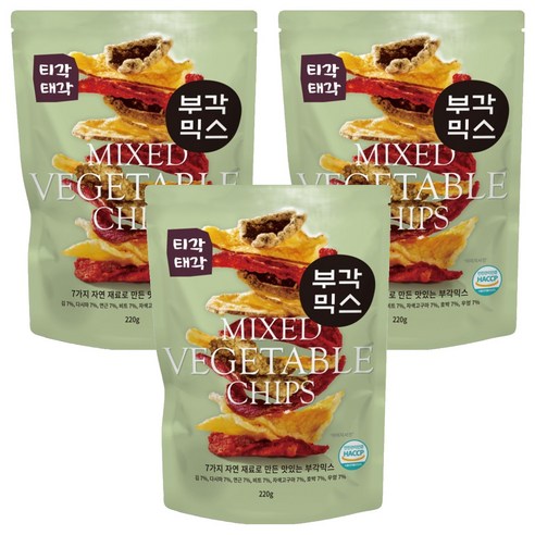 티각태각 부각믹스, 220g, 3개