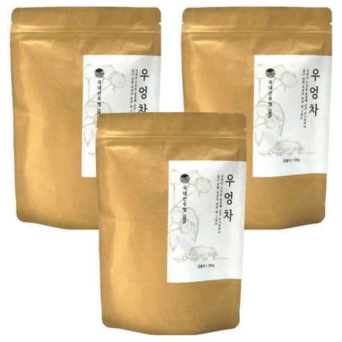 자연지애 볶은 우엉차, 100g, 1개입, 3개