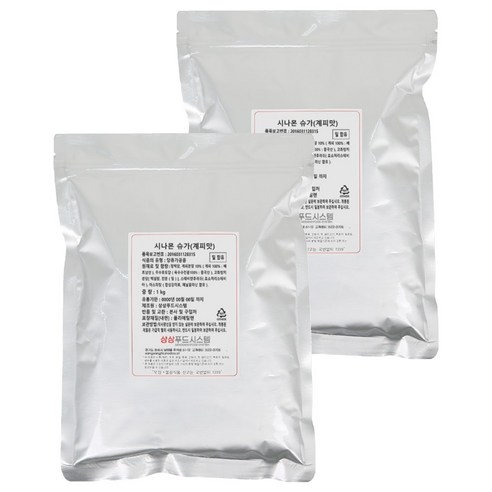 상상시즈닝 시나몬 슈가, 1kg, 2개