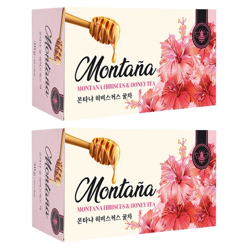몬타냐 꿀 히비스커스차, 1.5g, 20개입, 2개