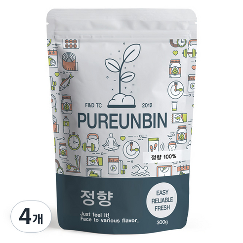 푸른빈 정향 클로브, 300g, 4개