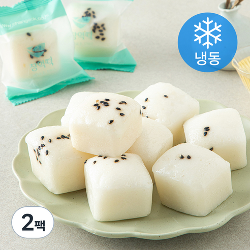 창억떡 멥쌀로 만든 한입기정떡 (냉동), 340g, 2개