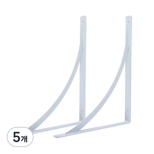 E.T.SHOP 반달선반대 화이트, 10개