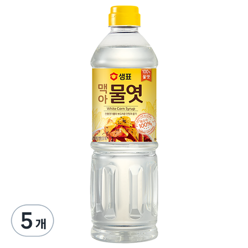 샘표 맥아물엿, 1.2kg, 5개