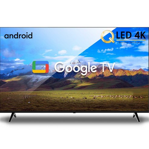 와이드뷰 4K UHD QLED 구글 안드로이드 스마트 TV, 165cm(65인치), SGA65QUEX1, 스탠드형, 방문설치