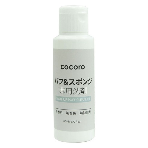 코코로 퍼프 스펀지 세정제, 80ml, 1개