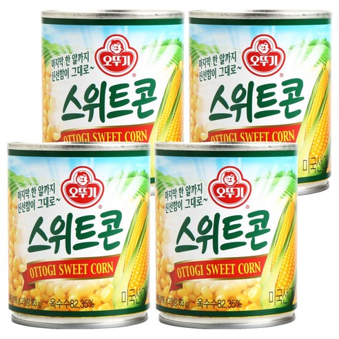 오뚜기 스위트콘 통조림, 198g, 4개
