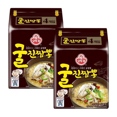 오뚜기 굴진짬뽕 라면, 8개