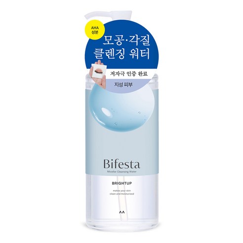 비페스타 미셀라 클렌징 워터 브라이트닝, 400ml, 1개