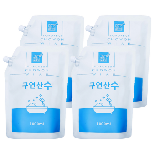 저푸른초원위에 구연산수, 1000ml, 4개