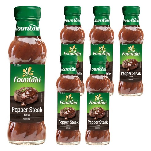 파운틴 페퍼 스테이크소스, 250ml, 6개