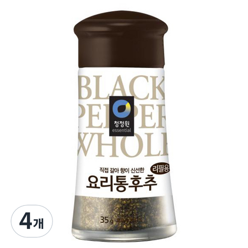 청정원요리통후추리필, 35g, 4개