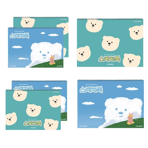 아트모아 뉴 스케치북, 345 x 248 mm, 25매, 6개