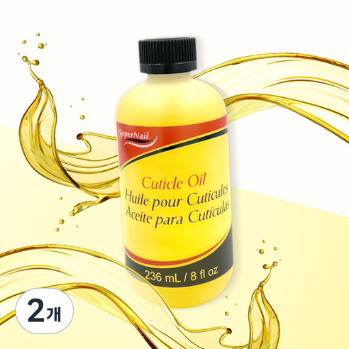 슈퍼네일 큐티클 오일 덕용, 236ml, 2개