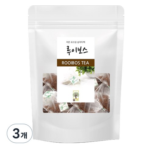 숲으로허브 루이보스 삼각티백, 1g, 100개입, 3개