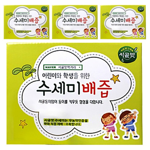 시골맛먹거리 수세미 배즙 어린이 학생용, 120ml, 200개